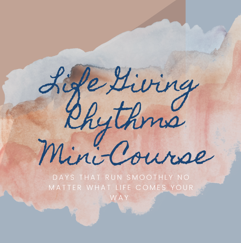 Cover photo for the homeschool course Life Giving Rhythms.
